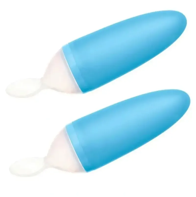 Shop All|2PK Boon Squirt Blue Silicone Food Feeding Dispensing Spoon/Utensils for Baby - cutbabycare.com | baby boutique & care hub