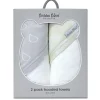 Shop All|2PK Bubba Blue Bamboo Cotton 6.75x75cm Nordic Hooded Towel Baby 0-12m Grey/Sand - cutbabycare.com | baby boutique & care hub