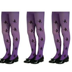 Shop All|3PK Glitter Witch Tights Kids/Children Halloween Dress Up Costume Small Purple - cutbabycare.com | baby boutique & care hub
