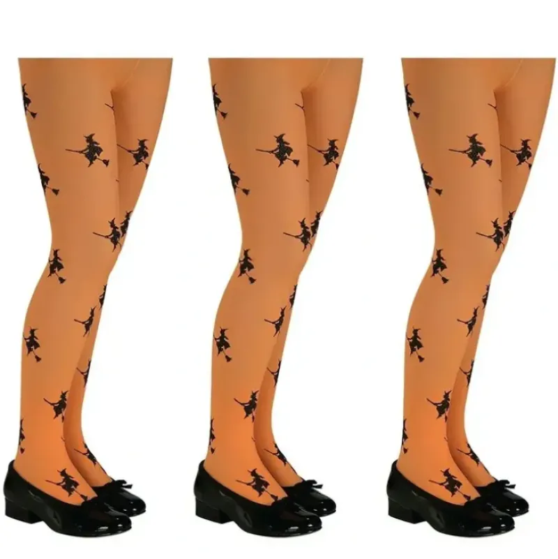 Shop All|3PK Glitter Witch Tights Kids/Children Halloween Dress Up Costume Small Orange - cutbabycare.com | baby boutique & care hub