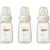Shop All|3PK PIGEON 120ml Baby Feeding Bottle w/Slim Neck S Silicone Teat Round Hole 0-3m - cutbabycare.com | baby boutique & care hub