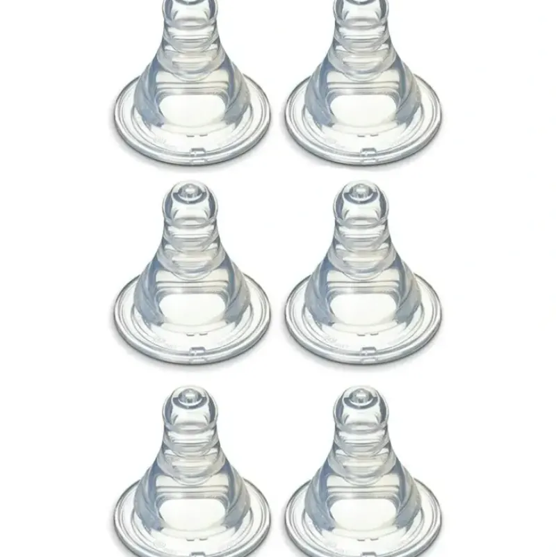Shop All|6PK PIGEON Peristaltic Slim Neck Soft Silicone Teat L 9m+ f/ Baby/Infant Bottle - cutbabycare.com | baby boutique & care hub