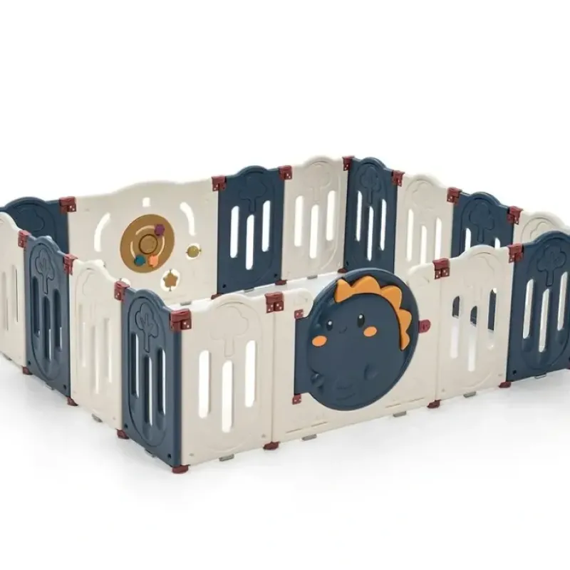 Playpals Kids Playpen Baby Large Safety Gate Toddler Fence Child Play 16 Panels - cutbabycare.com | baby boutique & care hub* Best Sale