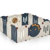 Playpals Kids Playpen Baby Large Safety Gate Toddler Fence Child Play 14 Panels - cutbabycare.com | baby boutique & care hub* Store