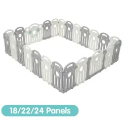 Playpals Kids Playpen Baby Safety Gate Toddler Fence Child Play 18/22/24 Panels - cutbabycare.com | baby boutique & care hub* Best Sale