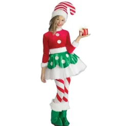 Princess Paradise Candy Cane Elf Princess Dress Up Christmas Costume Size M - cutbabycare.com | baby boutique & care hub* Hot