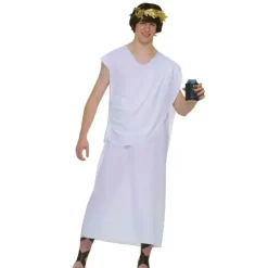 Rubies Ancient Roman Toga Halloween Costume/Outfit Cosplay Dress Up White Teen - cutbabycare.com | baby boutique & care hub* Fashion