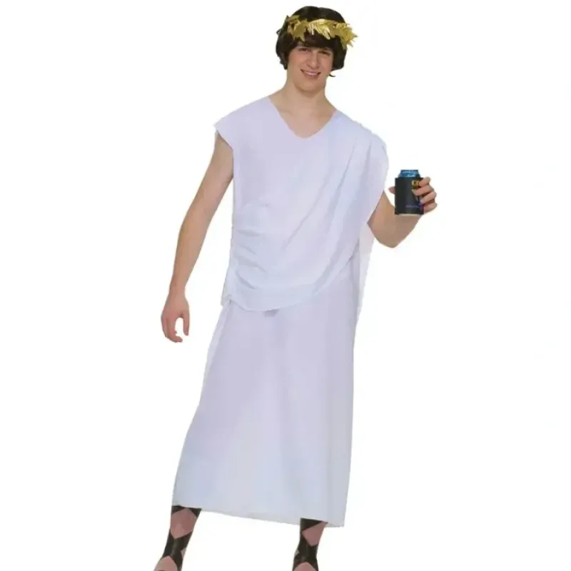 Rubies Ancient Roman Toga Halloween Costume/Outfit Cosplay Dress Up White Teen - cutbabycare.com | baby boutique & care hub* Fashion