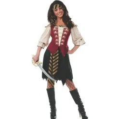 Rubies Elegant Pirate Female Dress Up Costume w/Scarf Halloween Scary Size STD - cutbabycare.com | baby boutique & care hub* Hot