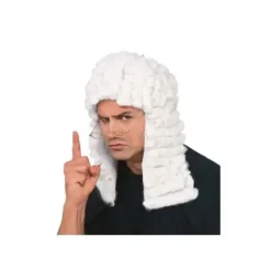 Rubies Judge Fabric Wig Fake Hair Costume Dress-up Cosplay Accessory Adult WHT - cutbabycare.com | baby boutique & care hub* Hot