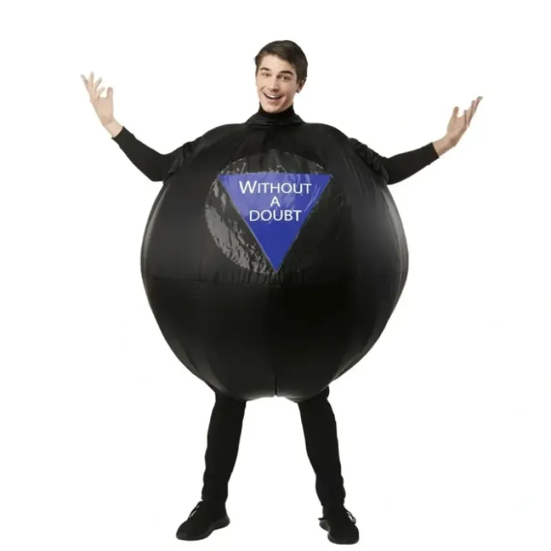 Rubies Magic-8 Ball 80's Game Adult Unisex Tabard Dress Up Costume Standard - cutbabycare.com | baby boutique & care hub* Fashion
