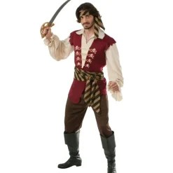 Rubies Pirate Raider w/Eyepatch Men's/Adults Dress Up Party Costume Size STD - cutbabycare.com | baby boutique & care hub* Fashion