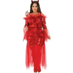 Rubies Red Devil Bride Demon/Evil Scary Women Dress Up Costume Size Plus - cutbabycare.com | baby boutique & care hub* Discount