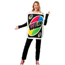 Rubies 80's Game Uno Wild Card Adult Tabard Unisex Dress Up Costume One Size - cutbabycare.com | baby boutique & care hub* Best