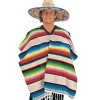 Rubies Sombrero Mexican Poncho Men's Party Dress Up Costume w/Hat Size Standard - cutbabycare.com | baby boutique & care hub* Clearance