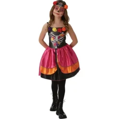 Rubies Sugar Skull Day Of The Dead Dress Up Halloween Party Costume Size 9-10y - cutbabycare.com | baby boutique & care hub* Fashion