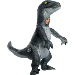 Rubies Velociraptor Blue Inflatable Dress Up Costume Kids/Boys/Children One Size - cutbabycare.com | baby boutique & care hub* Sale