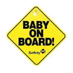Safety 1st Baby on Board Sign - Yellow - cutbabycare.com | baby boutique & care hub* Clearance