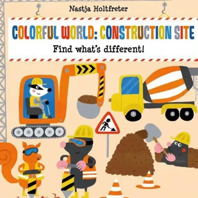 Sandy Ruben - Colorful World, Construction Site Baby Book - cutbabycare.com | baby boutique & care hub* Cheap
