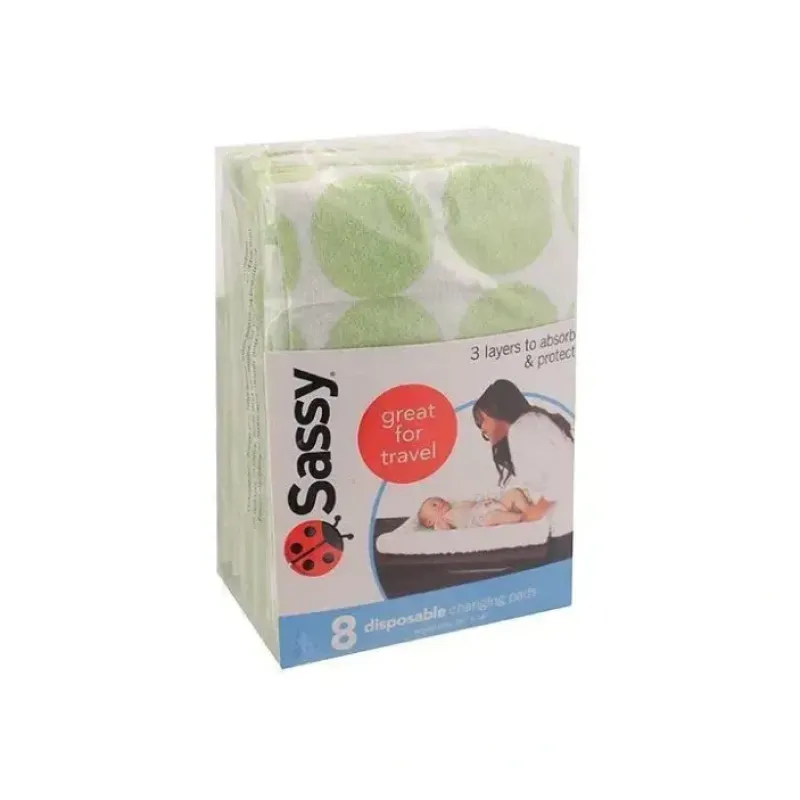 Sassy - 8 Ct Disposable Changing Pads - cutbabycare.com | baby boutique & care hub* Fashion