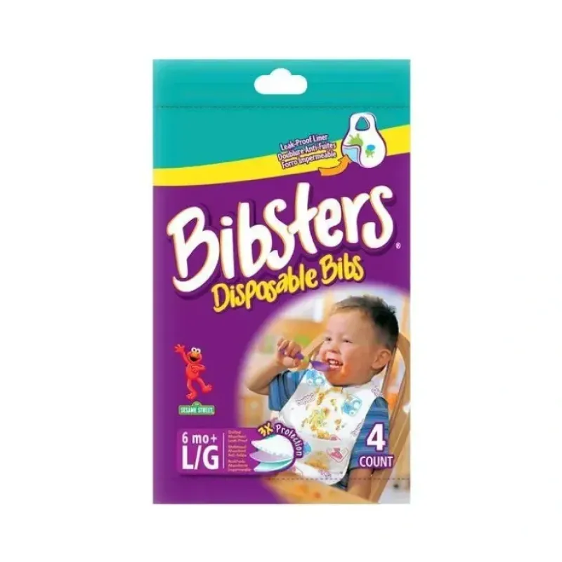 Sassy - Bibsters Disposable Bib, Travel Size 4 Ct - cutbabycare.com | baby boutique & care hub* Best