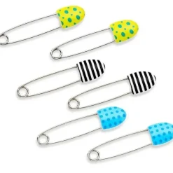 Sassy - 6Pk Decorative Diaper Pins - cutbabycare.com | baby boutique & care hub* Clearance