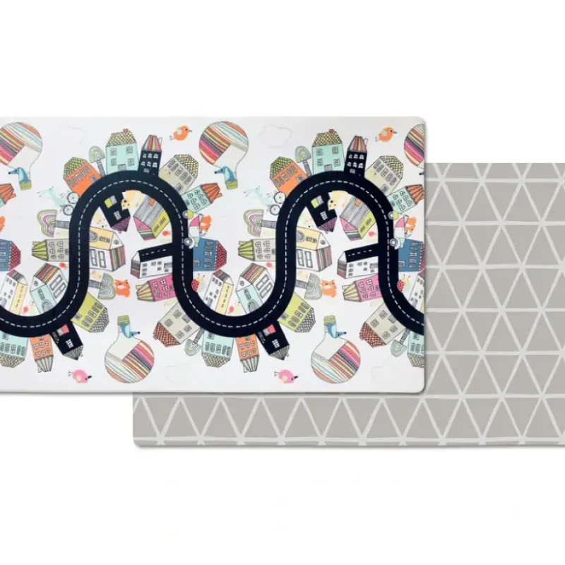 Skip Hop Doubleplay Reversible Playmat - Vibrant Village - cutbabycare.com | baby boutique & care hub* Best