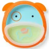 Skip Hop Zoo Smart Serve Three-piece Plate & Bowl Set Dog W/ Removable Scoop-aid Rim - cutbabycare.com | baby boutique & care hub* Store