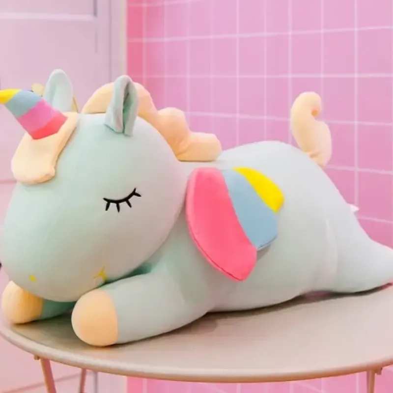 Sleep Unicorn Coral Fleece Large Plush Toys 80cm Green - cutbabycare.com | baby boutique & care hub* Sale