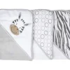 Spasilk - 3 Hooded Towel Set, Grey Zebra - cutbabycare.com | baby boutique & care hub* Cheap