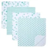 Spasilk - 4 Pack Receiving Blanket Hanger, Green Dots - cutbabycare.com | baby boutique & care hub* Flash Sale