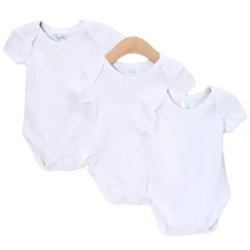 Spasilk 3-Pack Short Sleeve Bodysuits, White - cutbabycare.com | baby boutique & care hub* Best