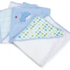 Spasilk Soft Terry Hooded Towel Set, Blue 3-Pack - cutbabycare.com | baby boutique & care hub* New