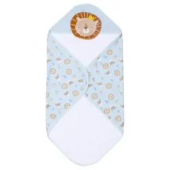 Splosh Baby/Infant Lion Cotton Hooded Towel Absorbent Bath Poncho 79cm Blue 0+ - cutbabycare.com | baby boutique & care hub* New