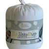 Spotty Giraffe The SleepOver Portable Lightweight Cot Size Travel Sheet White - cutbabycare.com | baby boutique & care hub* New
