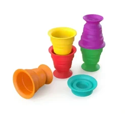 Stack & Squish Cups Sensory Stacking Toys - cutbabycare.com | baby boutique & care hub* Best Sale