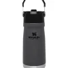Stanley - 17Oz IceFlow Stainless Steel Bottle with Straw, Charcoal - cutbabycare.com | baby boutique & care hub* New