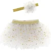 Stephen Joseph - Baby Girls Tutu & Head Band Set, Golden Pearl - cutbabycare.com | baby boutique & care hub* Cheap