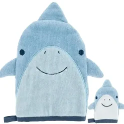 Stephen Joseph - Bath Mitt W/ Finger Puppet, Shark - cutbabycare.com | baby boutique & care hub* Fashion