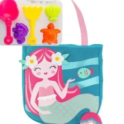 Stephen Joseph - Beach Totes & Sand Toy Play Set, Mermaid - cutbabycare.com | baby boutique & care hub* New