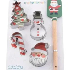 Stephen Joseph - Holiday Cookie Cutter And Spatula Set, Snowman - cutbabycare.com | baby boutique & care hub* Store