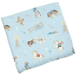 Stephen Joseph - Muslin Blanket, Western - cutbabycare.com | baby boutique & care hub* Clearance