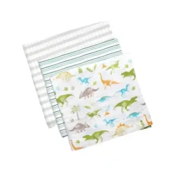 Stephen Joseph - Muslin Blanket Set 3Pk, Dino - cutbabycare.com | baby boutique & care hub* Online