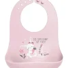 Stephen Joseph 100% Silicone Bibs For Baby Girl, Bunny - cutbabycare.com | baby boutique & care hub* New