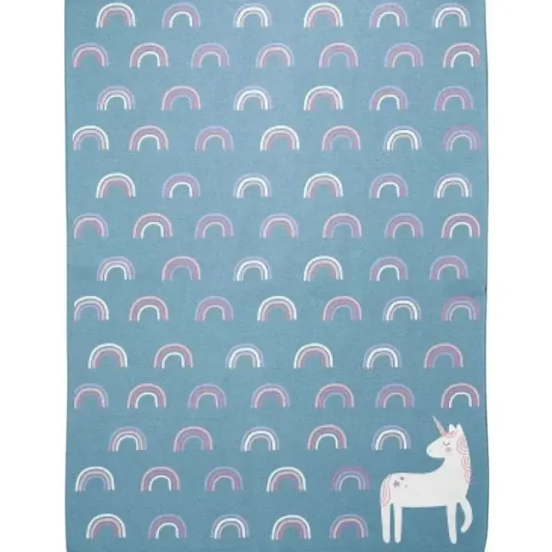 Stephen Joseph Knit Baby Blankets, Unicorn - cutbabycare.com | baby boutique & care hub* Discount