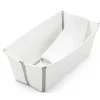 Bath Potty|Stokke - Flexi Bath Bundle Folding Baby Bathtub with Newborn Support, White/Grey - cutbabycare.com | baby boutique & care hub