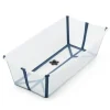 Stokke - Flexi Bath Tub X-Large Bundle Transparent Blue - cutbabycare.com | baby boutique & care hub* Flash Sale