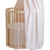Stokke - Sleepi Mini Bed Skirt by Pehr, Blush - cutbabycare.com | baby boutique & care hub* Cheap