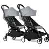 Stokke - Yoyo Double Stroller Bundle, Stone/Black - cutbabycare.com | baby boutique & care hub* Best Sale