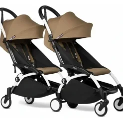 Stokke - Yoyo Double Stroller Bundle - Toffee/White - cutbabycare.com | baby boutique & care hub* Outlet